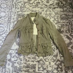 Green cargo jacket